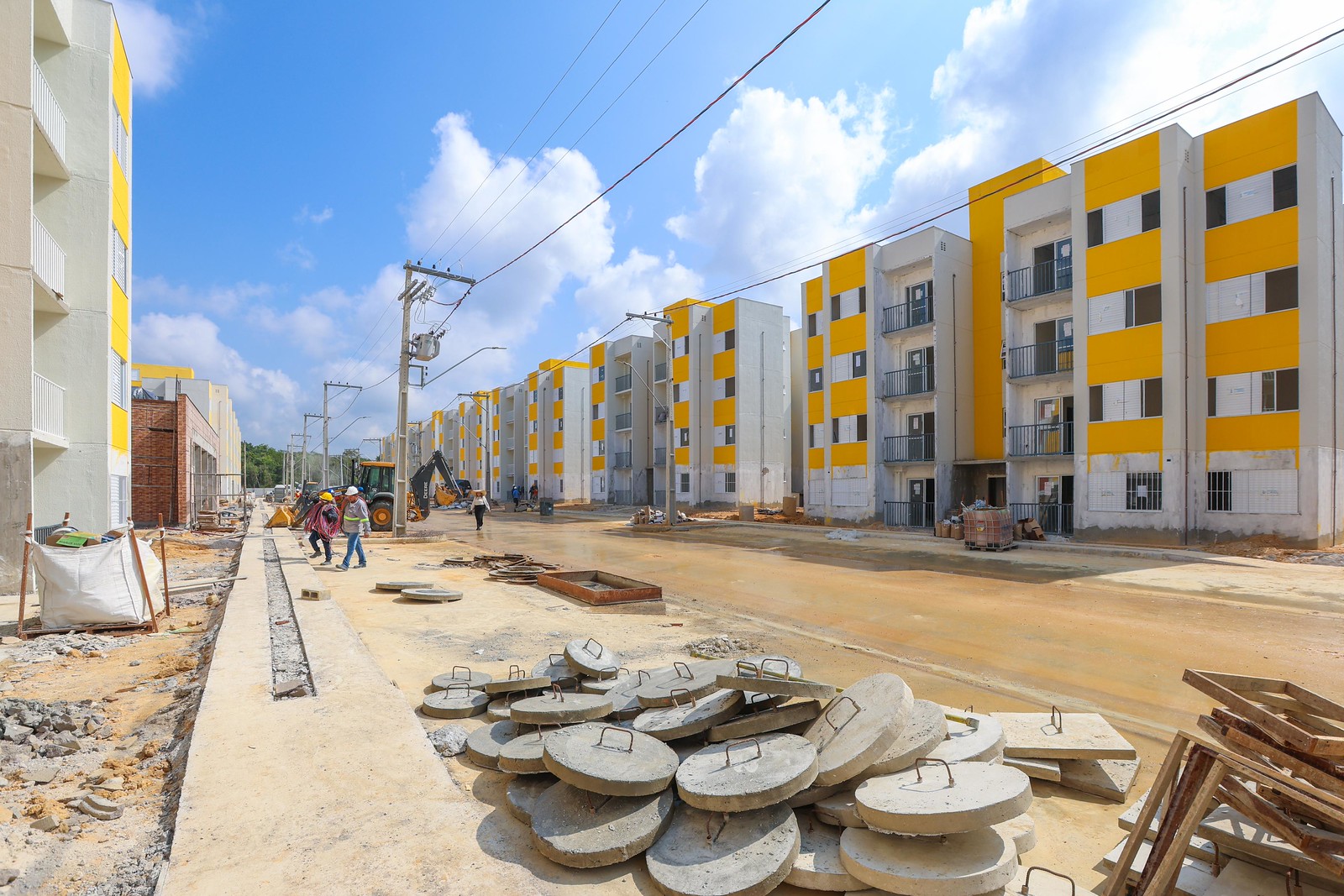 Residencial Carlos Braga chega a 98% das obras e deve beneficiar 576 famílias em Manaus