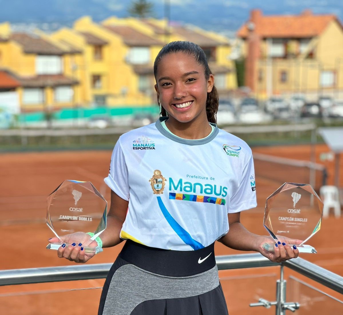 Amazonense Beatriz Rodrigues, é campeã internacional de tênis no Equador