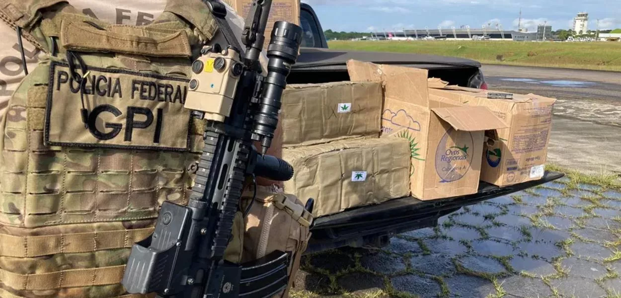 Avião da Igreja Quadrangular do Pará é flagrado com 290 kg de maconha