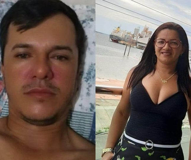 Câmeras de segurança mostra o momento em que homem mata a esposa a facadas