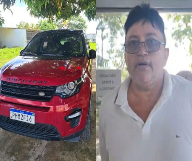 “O Pai tá Off” Pastor que estava com land rover de uma organização criminosa apresenta o veiculo na delegacia de Itacoatiara