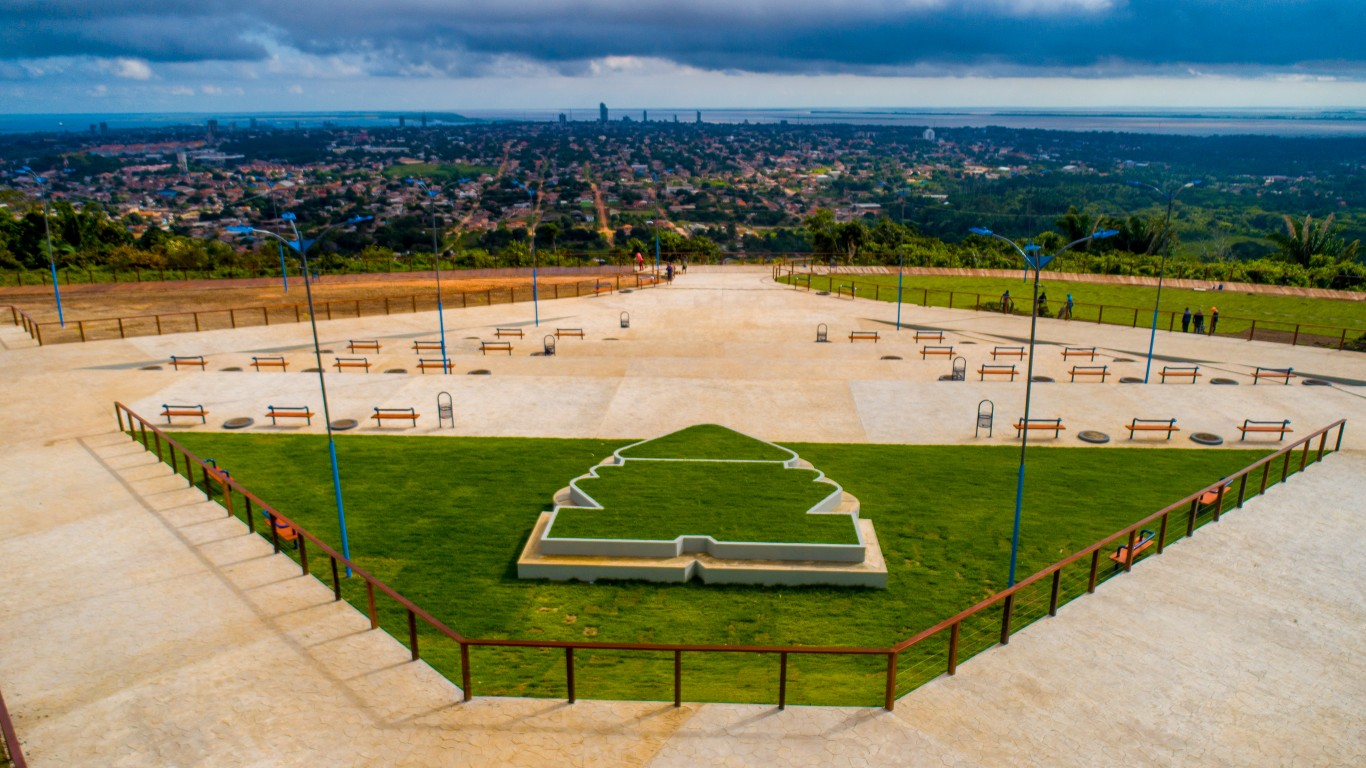 Mirante da Serra do Saubal o novo point turistico de Santarém inaugurado na sexta feira (21).