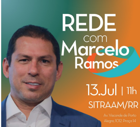 Rede Sustentabilidade anuncia neste sábado apoio a pré-candidatura de Marcelo Ramos para Prefeito de Manaus.