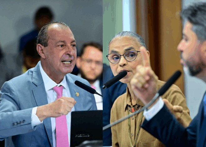 Senador Omar Aziz trava discussão acalorada com Marina Silva sobre a Br-319