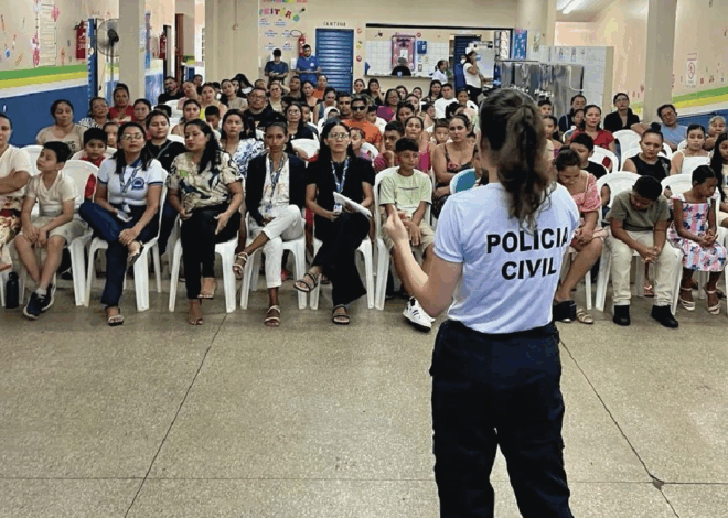 PC-AM promove palestras sobre o combate a crimes contra crianças e adolescentes em escolas de Beruri