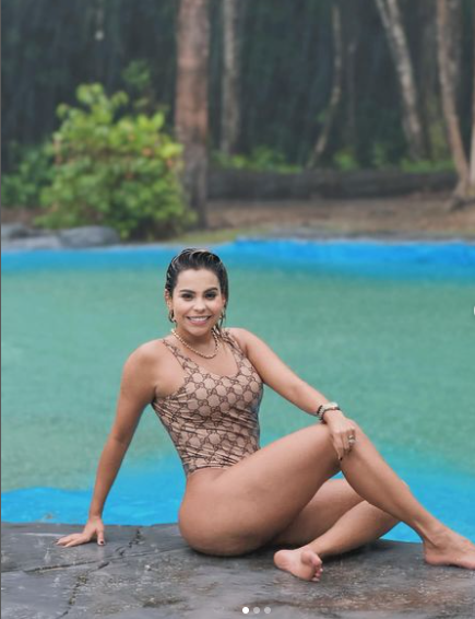 Prefeita de Marituba aparece em um vídeo de biquine dançando de forma sensual