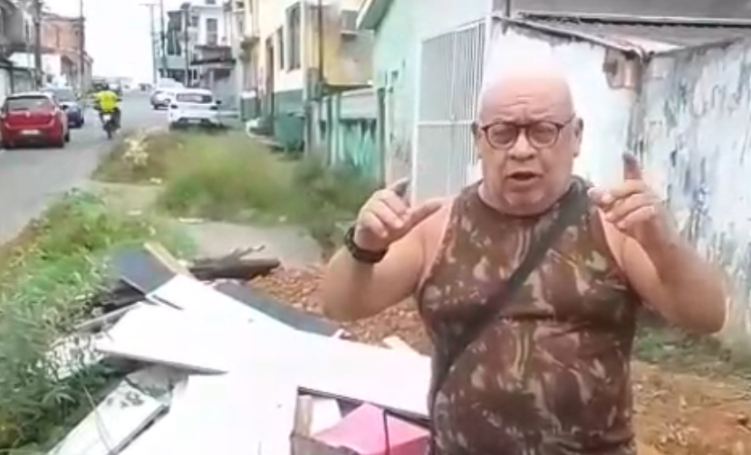Vídeo: Morador fica indignado com o prefeito Davi Almeida