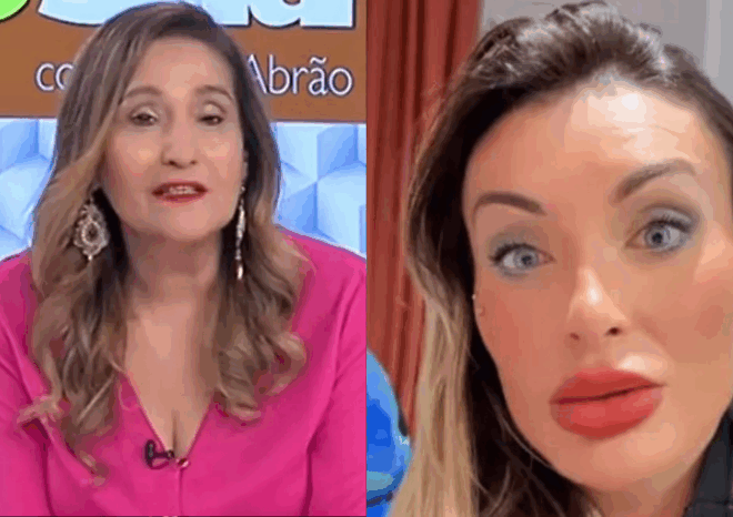 Andressa Urach vai orar para que Sônia Abrão seja bem comida