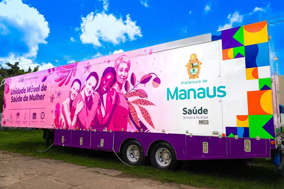 Semsa informa novos locais de atendimento das Unidades Móveis de Saúde da Mulher.