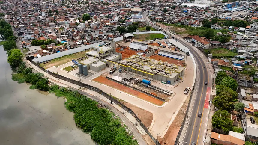Governador Helder Barbalho entrega maior Estação de Tratamento de Esgoto da história de Belém