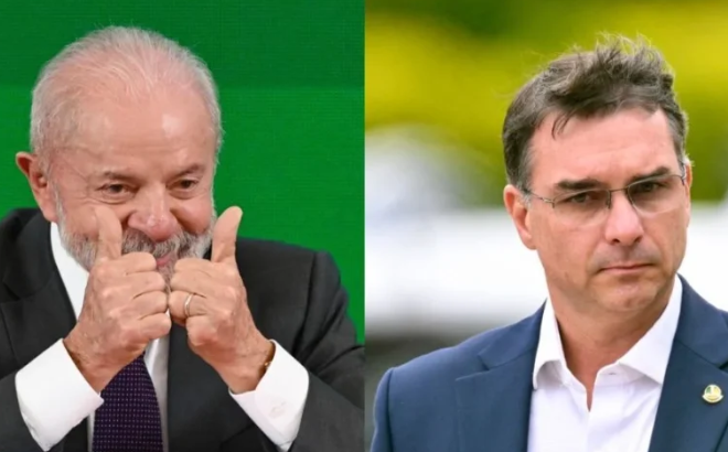Levantamento da Quaest aponta empate técnico entre Flávio Bolsonaro e Lula no segundo turno.