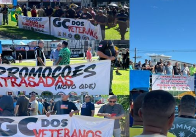 Forças de segurança do Amazonas vão às ruas para cobrar reajustes e promoções represadas