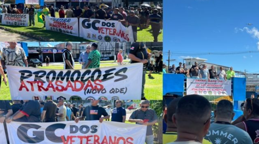 Forças de segurança do Amazonas vão às ruas para cobrar reajustes e promoções represadas